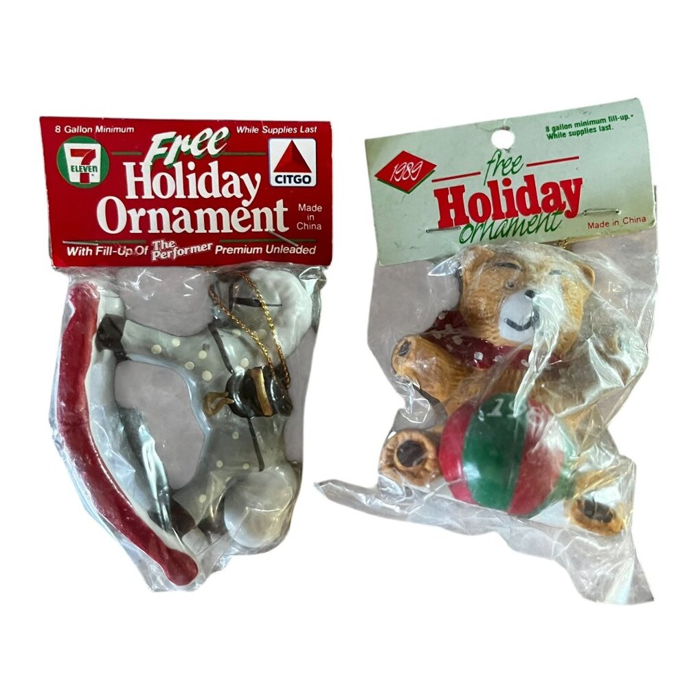 Vintage 1989 New Christmas Ornaments